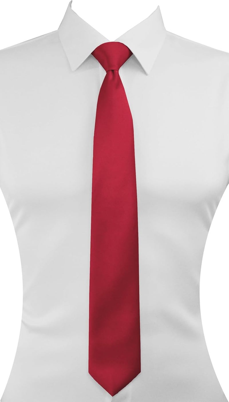 Trilece Ties for Men - Men's Solid Color Ties - Formal Neckties for Men - Neck Tie for Man - Image 1